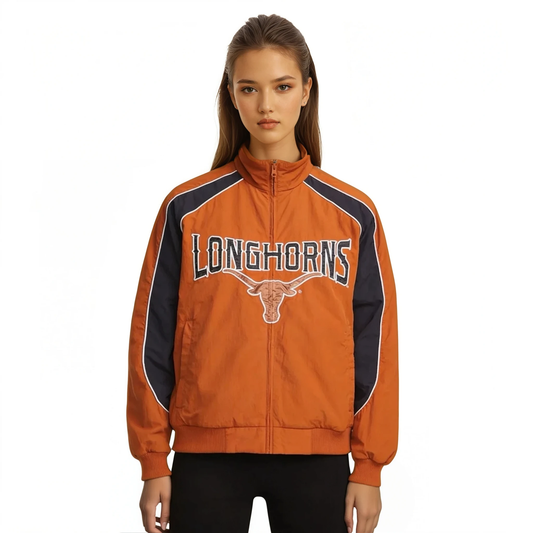 Hollister University of Texas at Austin Longhorns Graphic Windbreaker Jacket