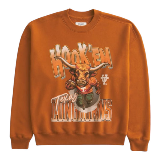 Hollister University of Texas at Austin Longhorns Graphic Crew Sweatshirt