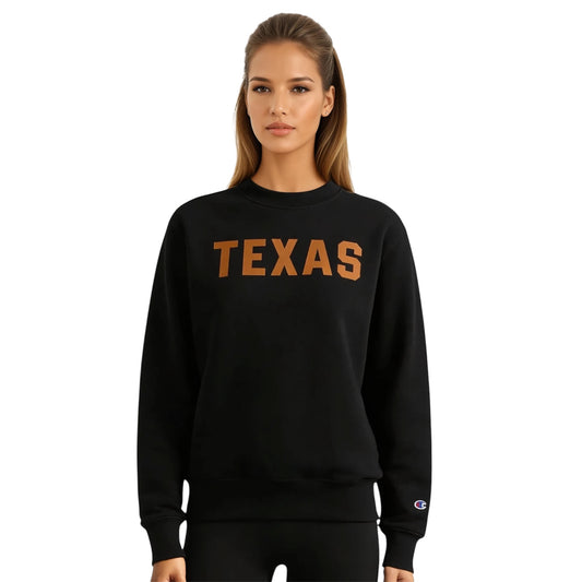Champion Texas Crewneck Sweatshirt Black