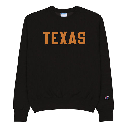Champion Texas Crewneck Sweatshirt Black